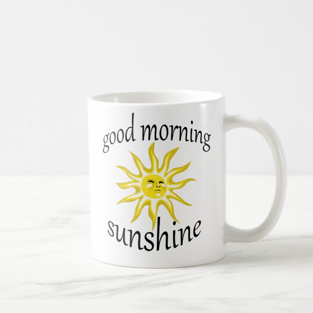 Good Morning Sunshine Affirmative Mug (Right)