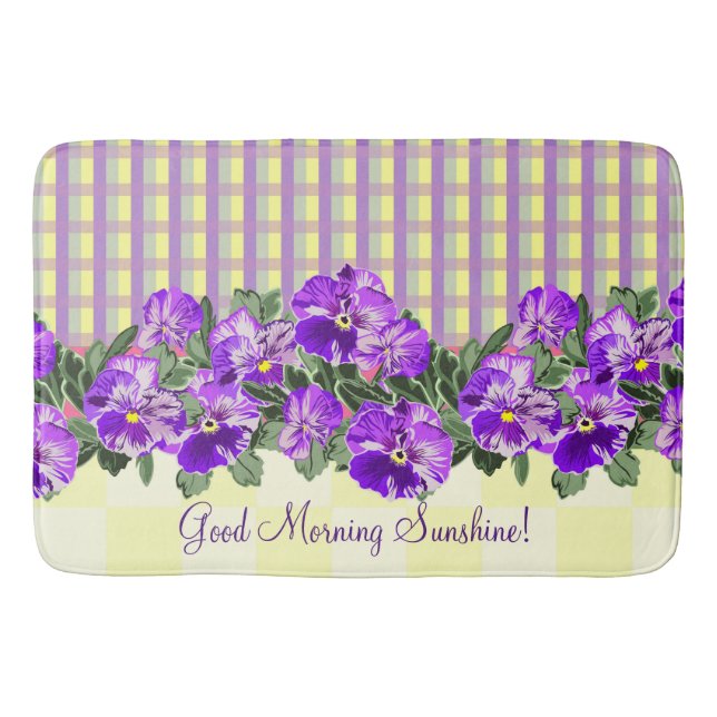 Good Morning Sunshine Bath Mat (Front)