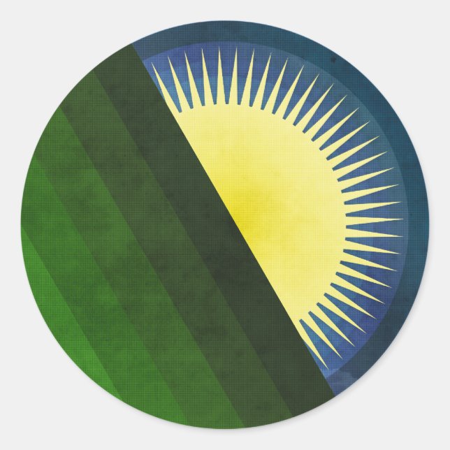 Good Morning Sunshine Classic Round Sticker (Front)