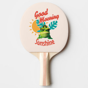 Good Morning Sunshine Funny Chameleon Ping Pong Paddle