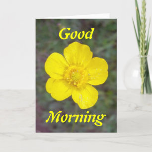 Good Morning Sunshine Greeting Card