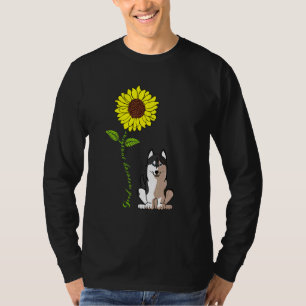 Good Morning Sunshine Love My Siberian Husky Dog T-Shirt