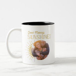 Good morning sunshine photo Two-Tone coffee mug