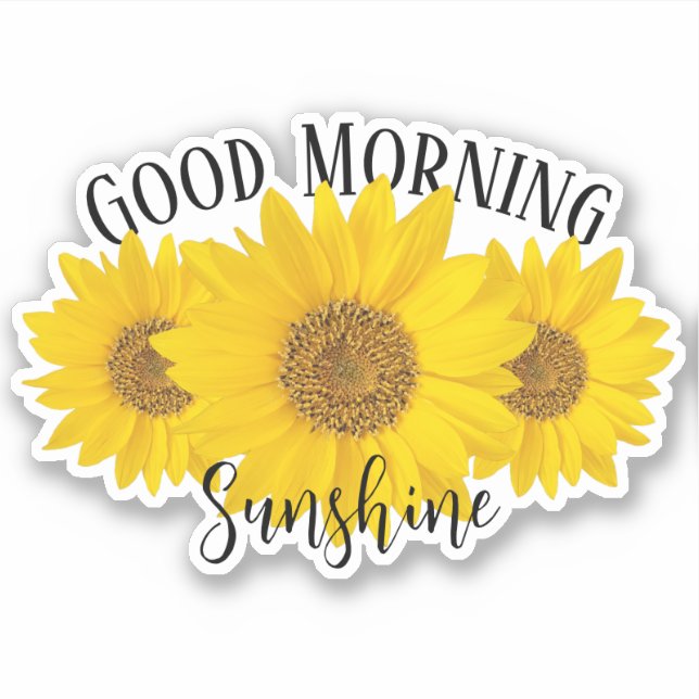 Good Morning Sunshine Sunflowers Contour (Front)