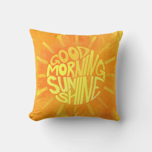 Good Morning, Sunshine! Throw Pillow