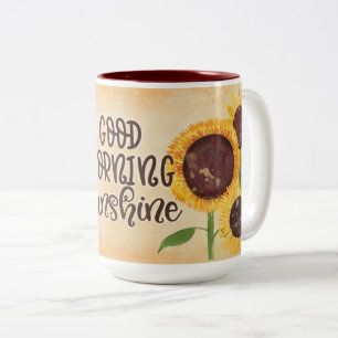 Good Morning Sunshine!  Two-Tone Coffee Mug