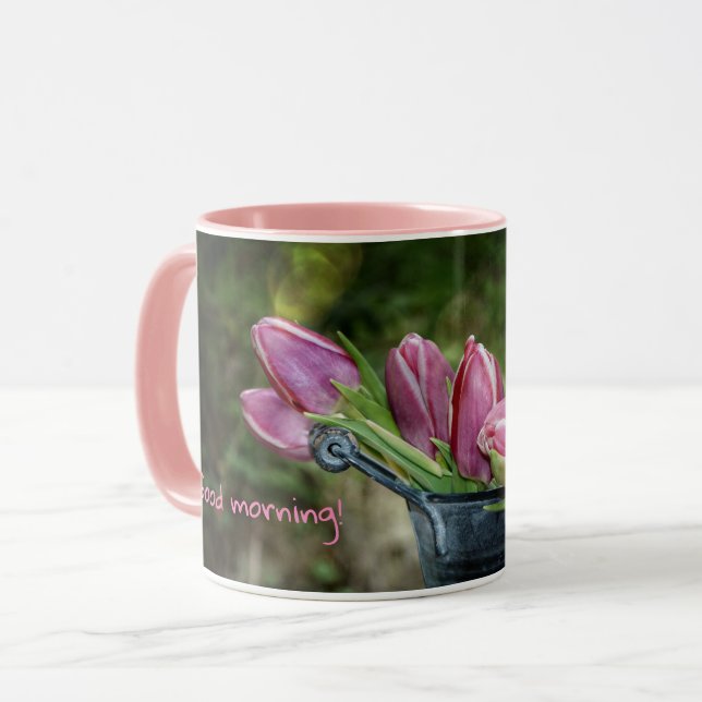 Good morning Tulips Mug (Front Left)