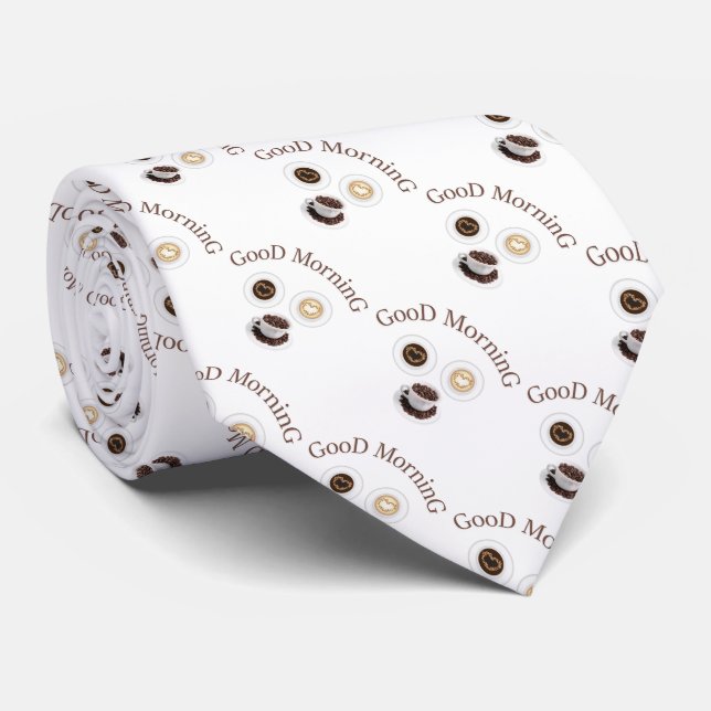 Good morning with coffee tie (Rolled)