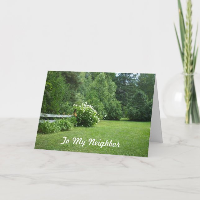 Good Neighbour Day-May+19th Thank You Card (Front)