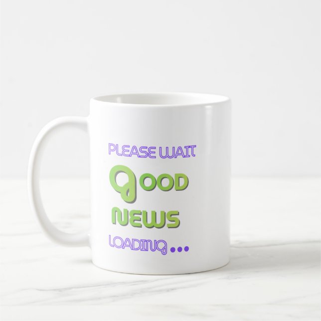 Good News Coffee Mug (Left)