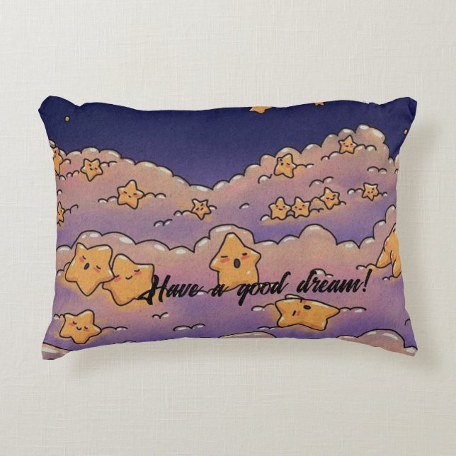 good night accent pillow (Front)