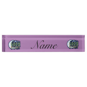 Good Night Crescent Moon Thunder_Cove Nameplate