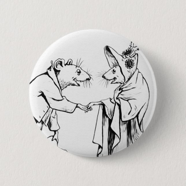 Good Night Mice 2 Inch Round Button (Front)