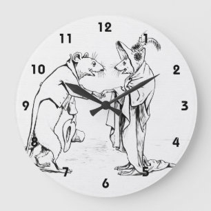 Good Night Mice Large Clock