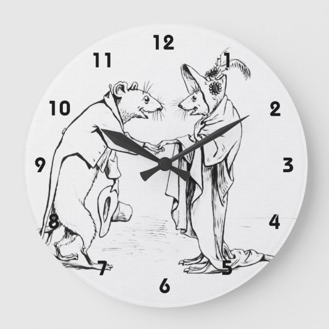 Good Night Mice Large Clock (Front)