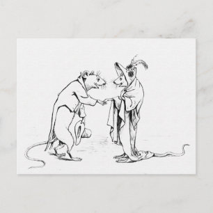 Good Night Mice Postcard