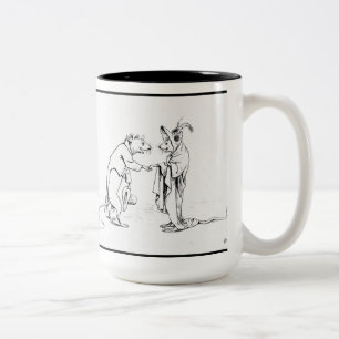 Good Night Mice Two-Tone Coffee Mug
