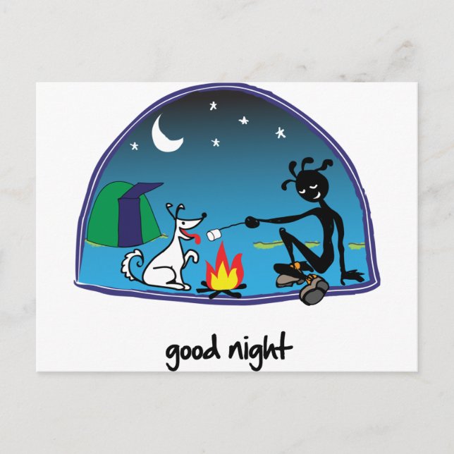 "Good Night!" Postcard (Front)