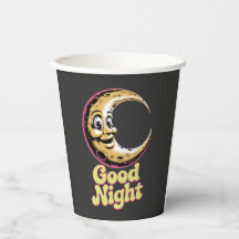 Good Night Retro Moon 