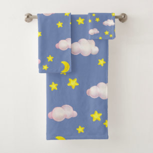 Good Night Sky Bath Towel Set