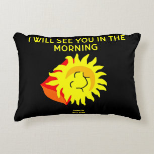 Good Night Sun Accent Pillow