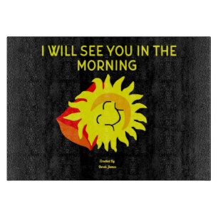 Good Night Sun Cutting Board 27.9 cm x 20.3 cm