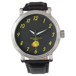 Good Night Sun Men's Vintage Leather Watch