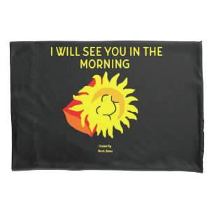 Good Night Sun Standard Pillowcase