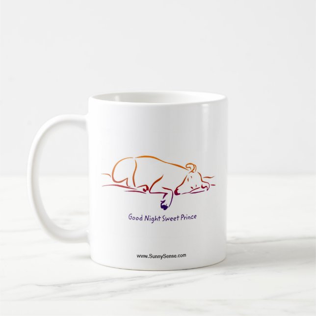 Good Night Sweet Prince mug (Left)