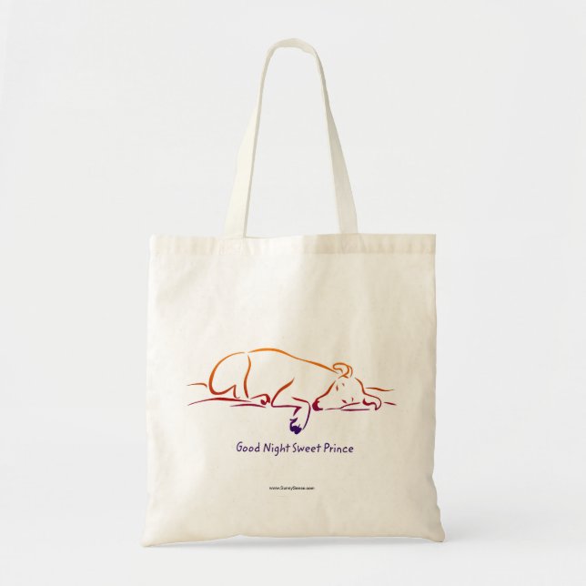 Good Night Sweet Prince totes (Front)