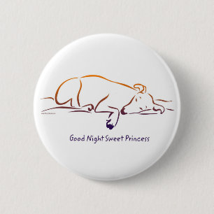 Good Night Sweet Princess buttons