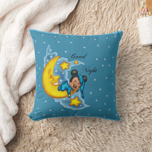 Good night  throw pillow (Blanket)
