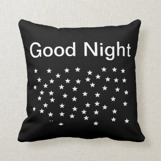 good night throw pillow
