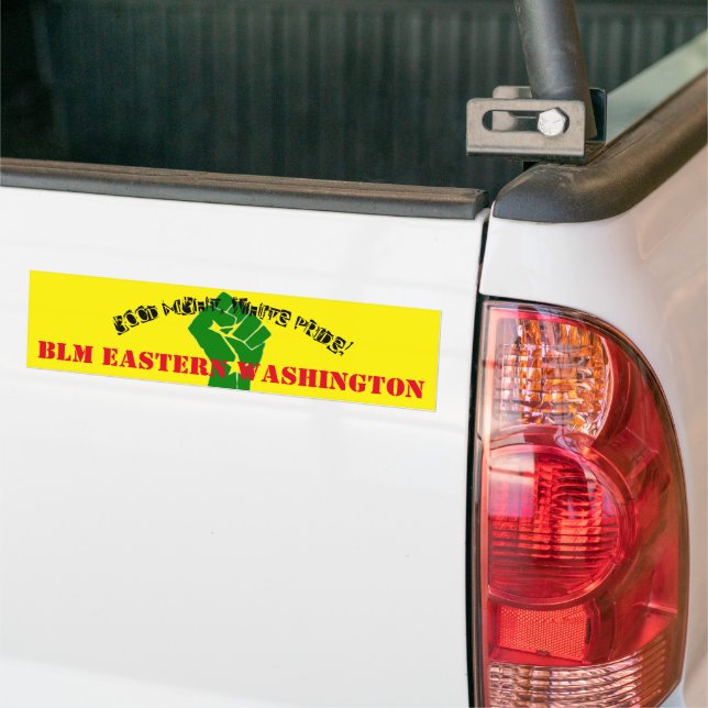 Good Night, White Pride! Bumper Sticker (On Truck)