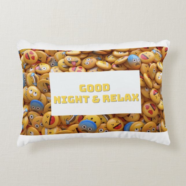 GOOD NIGHT WISHES ACCENT PILLOW (Front)
