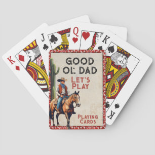 Good Ol' Dad Western Playing Cards