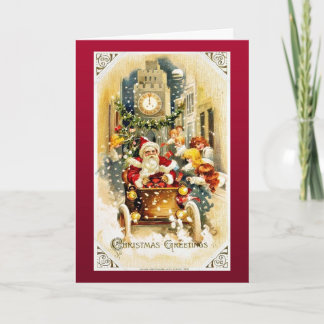 Good Old Christmas Holiday Card