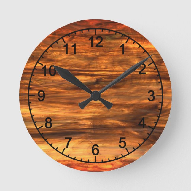 Good Old Copperlike Round Clock (Front)