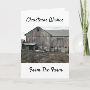 GOOD OLD **COUNTRY CHRISTMAS WISHES** FOR YOU! CARD