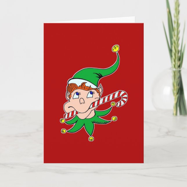 Good Pixie Greeting Card (Front)