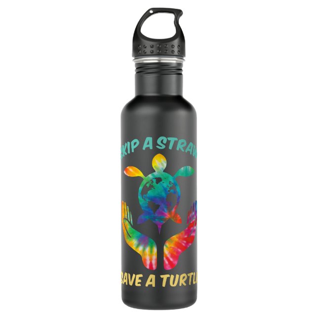 Good Placidity Skip The Plastic Straw To Save A Tu 710 Ml Water Bottle (Front)