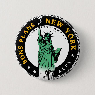 Good Plans for a voyage to New York 2 Inch Round Button