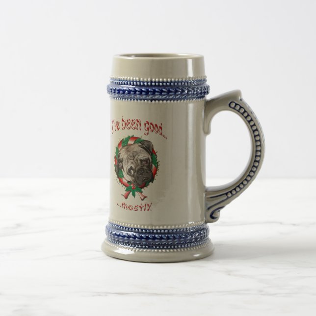 Good Pug...Mostly! Beer Stein (Right)