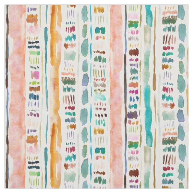 GOOD REACTION Brushstroke Stripe Fabric (Swatch)
