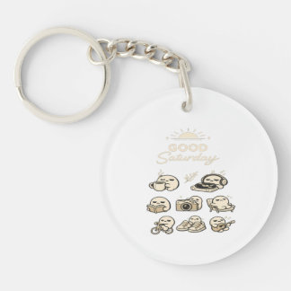 GOOD SATURDAY | Cozy Weekend Vibes | LUNIO™ Minima Keychain