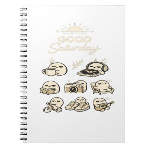 GOOD SATURDAY Cozy Weekend Vibes LUNIO™ Minima Notebook