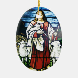 Good Shepard Ceramic Ornament