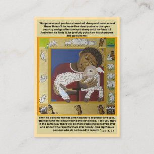 Good Shepherd and lost sheep  Business Card