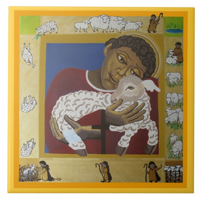 Good shepherd tile (Front)