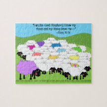 Good Shepherd Unique Sheep Puzzle